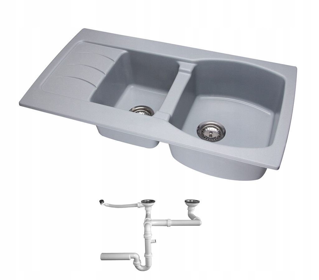 Granitový drez 95x50 + sifón 6 farebný drez
