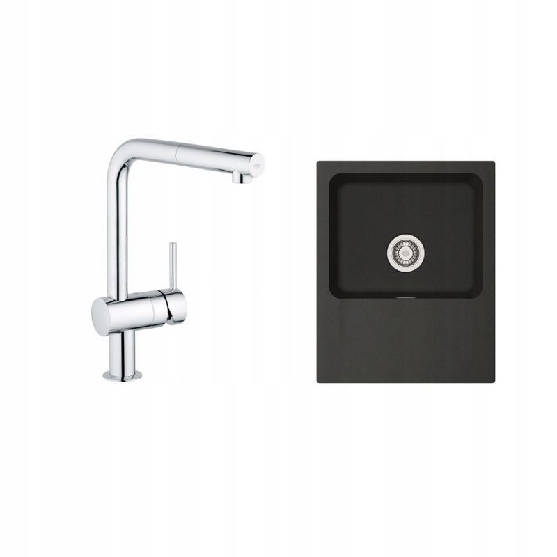 FRANKE ONYX Drez s batériou GROHE MINTA