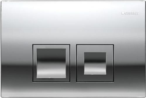 WC tlačidlo - Ovládacie tlačidlo WC Geberit Delta50 chróm bl
