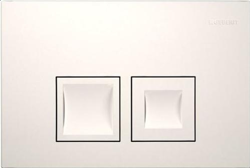 WC tlačidlo - Ovládacie tlačidlo WC Geberit Delta50 biele