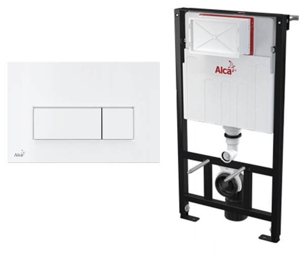 WC tlačidlo - AM101 / 1120 podmietkový rám M570 tlačidlo SET