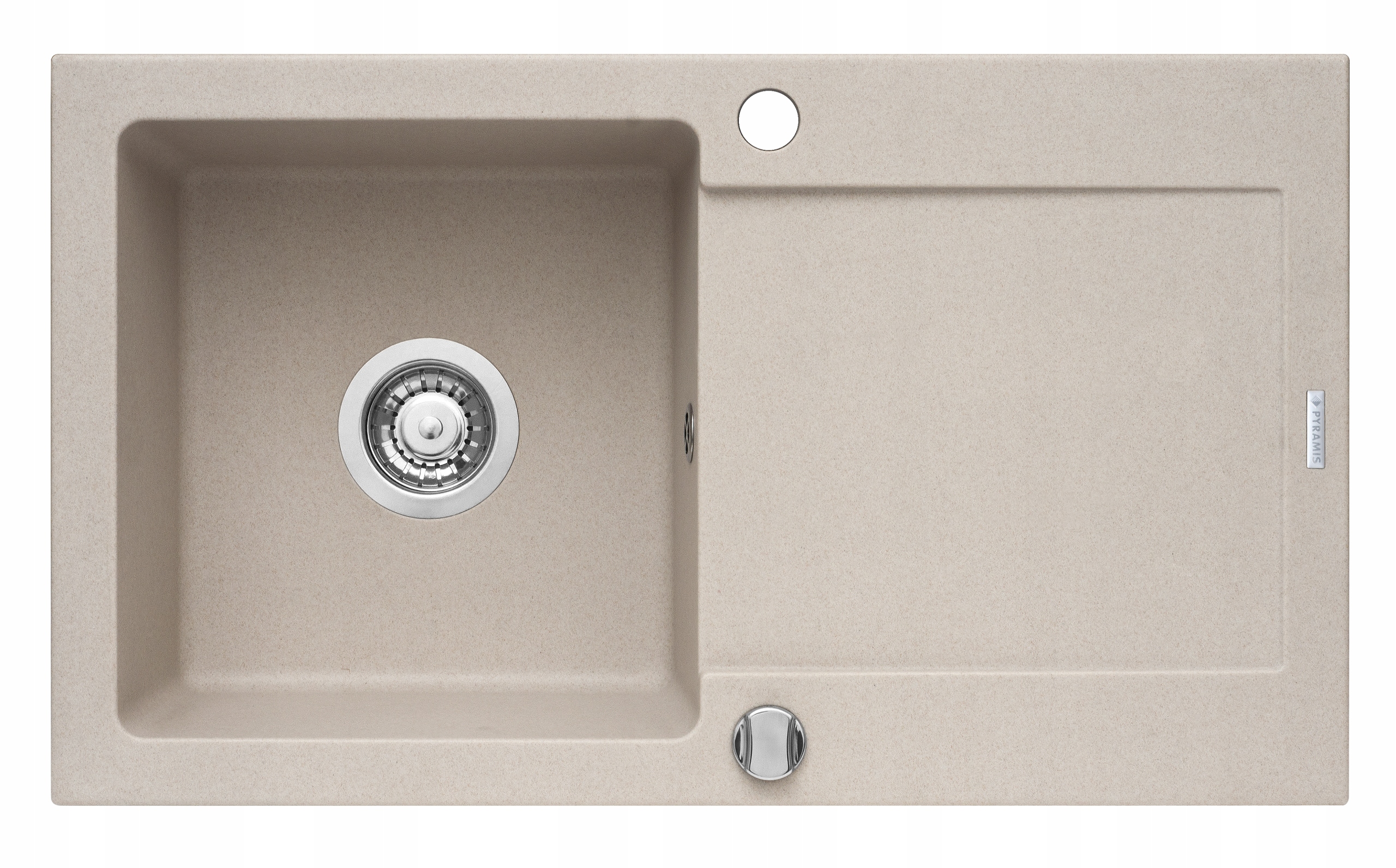 Mido 76x44 béžový drez PYRAMIS Granite