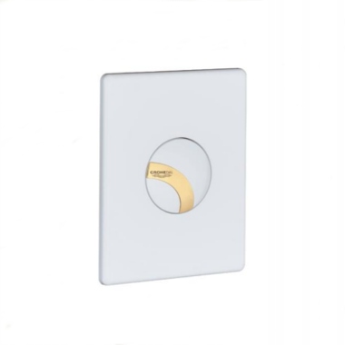 WC tlačidlo - Ovládacie tlačidlo Grohe Chiara. 37616LG0, biela a zlatá