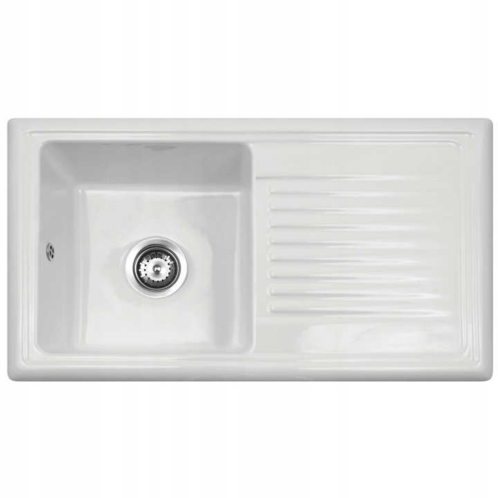 Keramický drez CLASSIC 10 WHITE