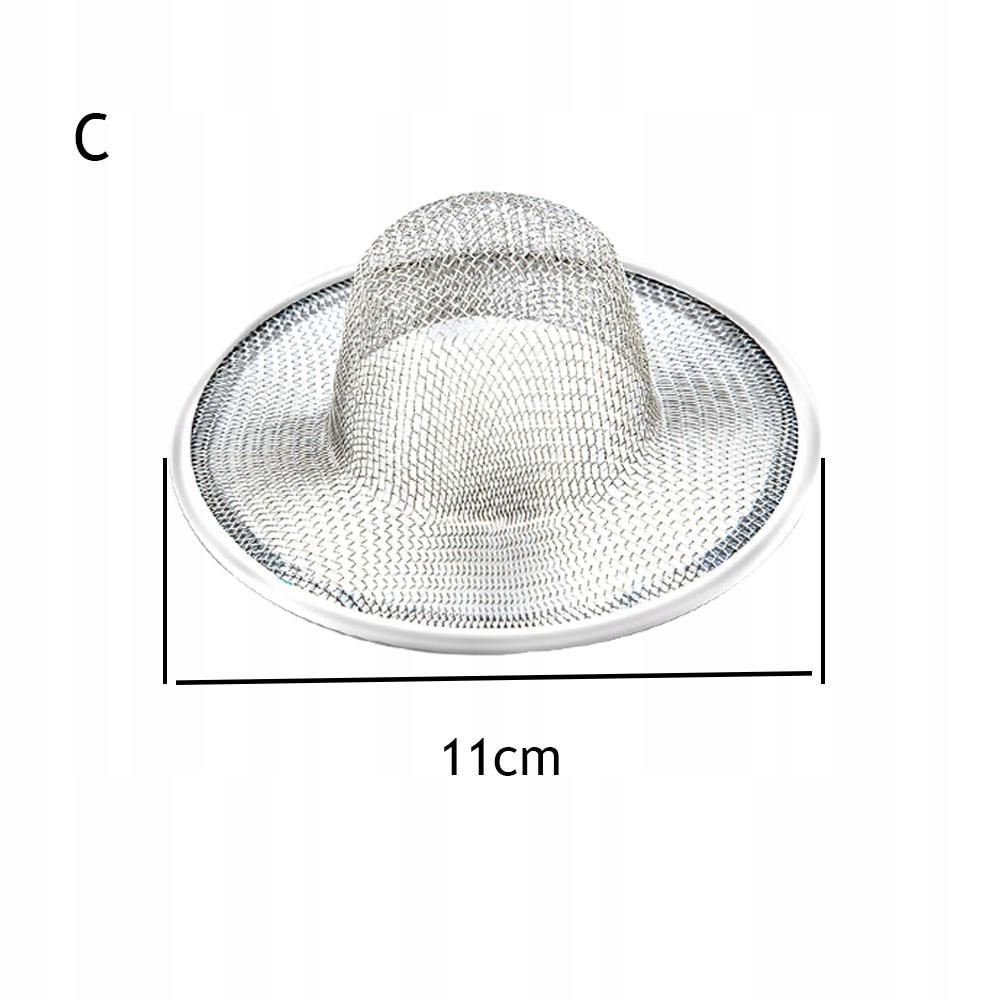 [11 cm] Drezové sitko vyrobené zo sieťoviny, filter na umývadlo s
