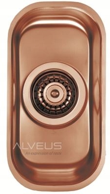 Oceľový drez, meď VARIANT 110 Alveus