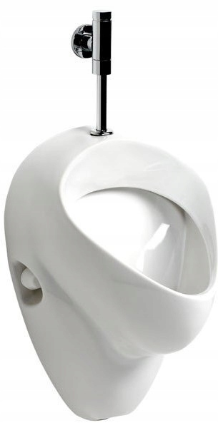 Pisoár FELIX, pripúšťaný zhora, zvislý biely