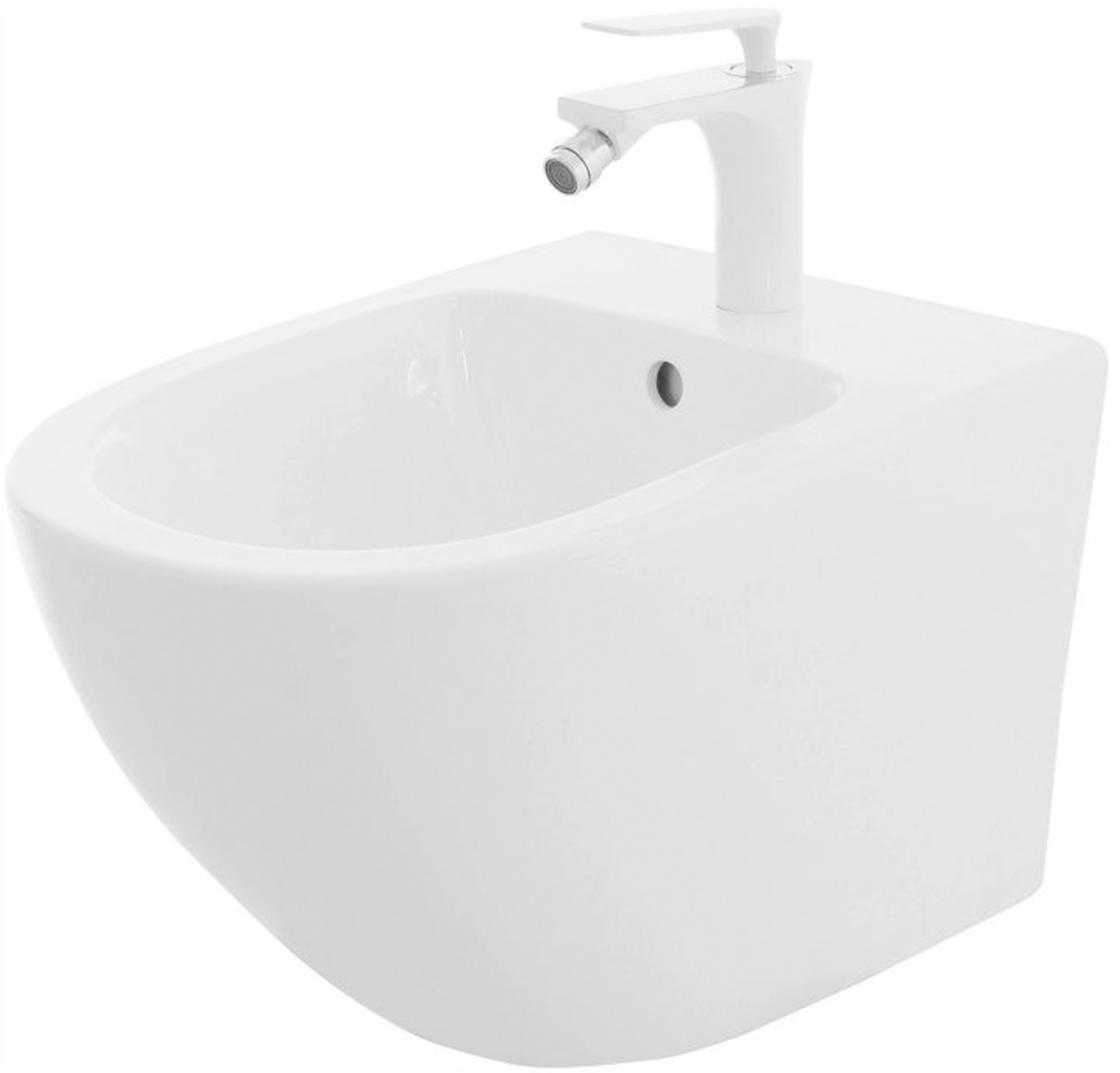 Závesná misa BIdet biela Carlo Mini 50 CM REA