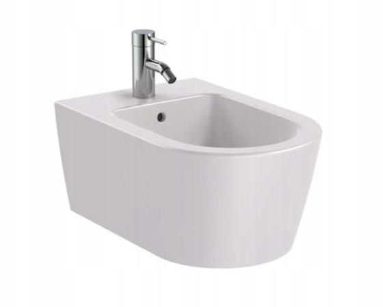 ROCA INSPIRA POZASTAVENÝ BIDET 56x37 cm PERLA