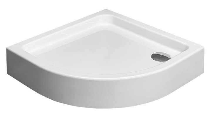 RADAWAY Laros Kompaktná polkruhová sprchová vanička 85x85