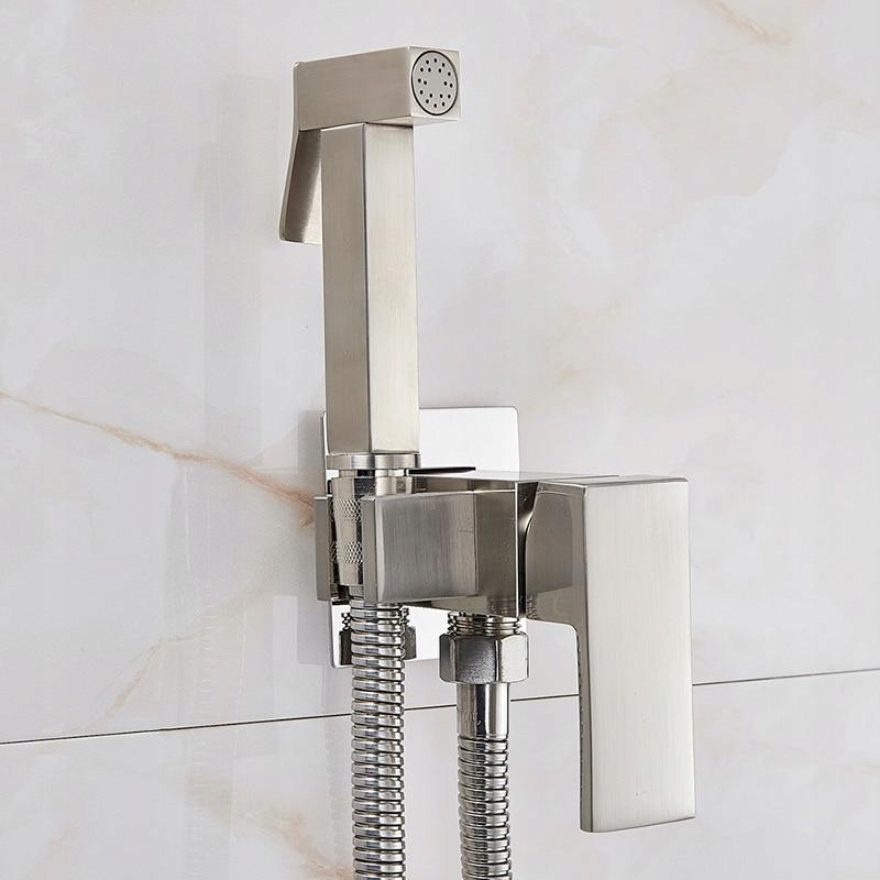 [Brushed Nickel] Mosadzný bidetový mixér