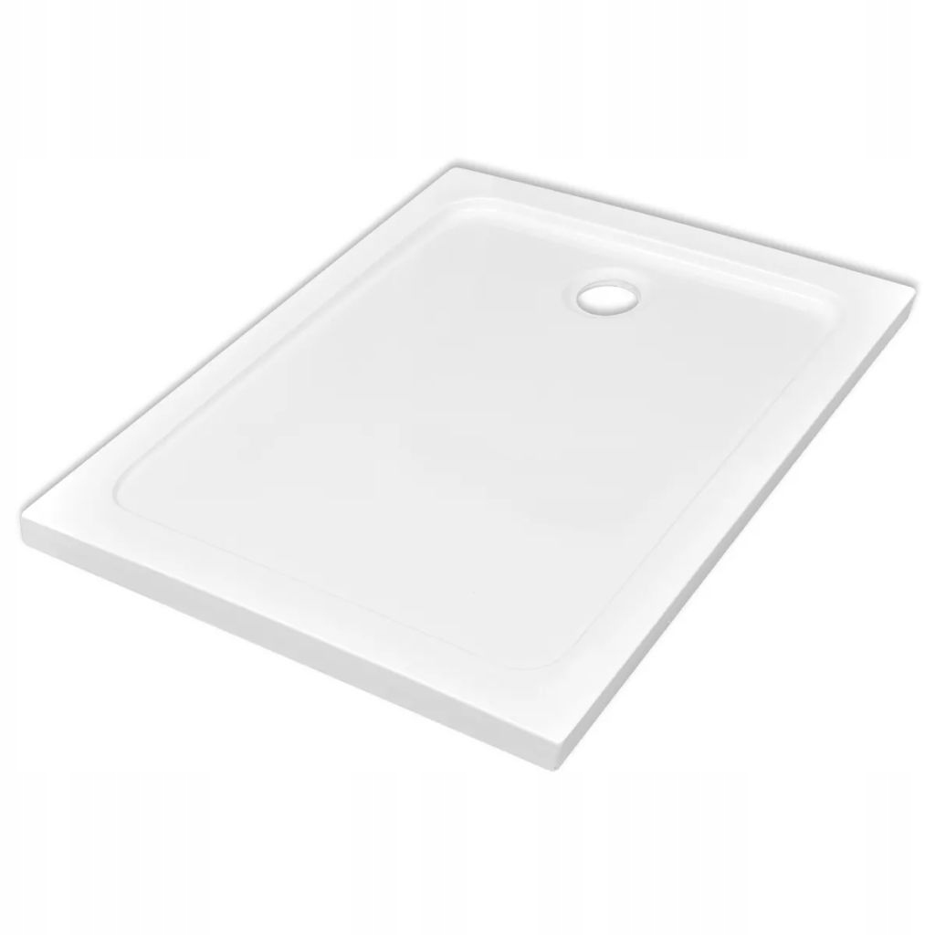 Obdĺžniková sprchová vanička ABS biela 80 x 110