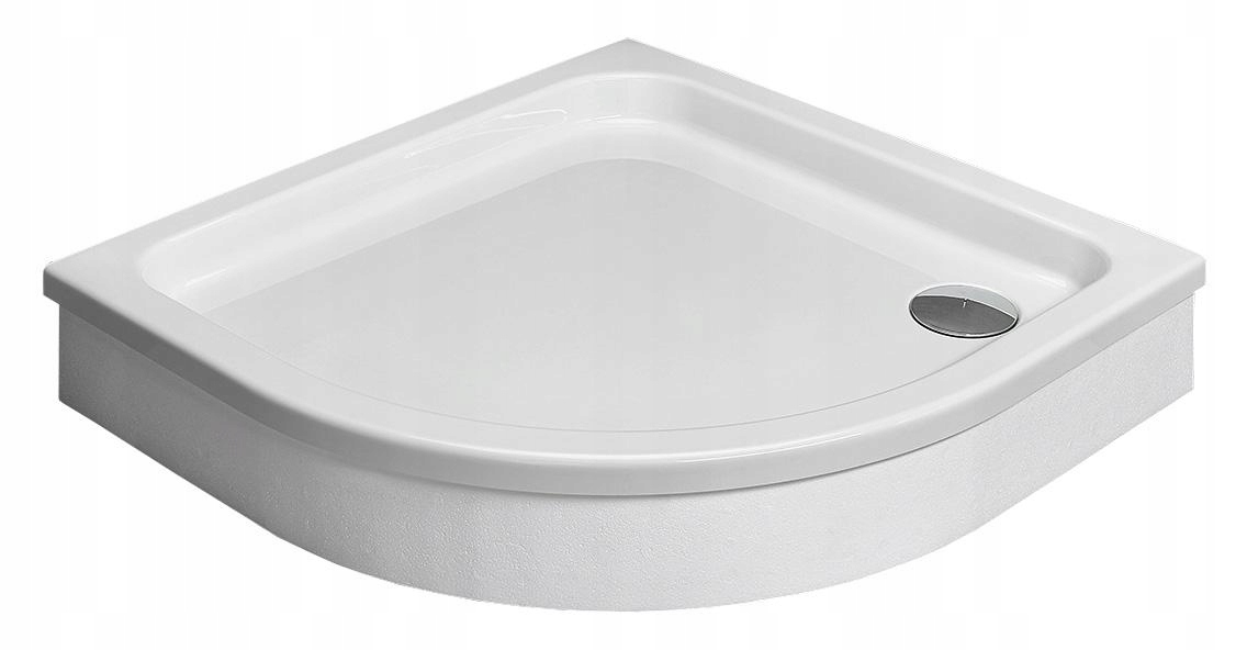 RADAWAY Siros Polkruhová sprchová vanička 80x80