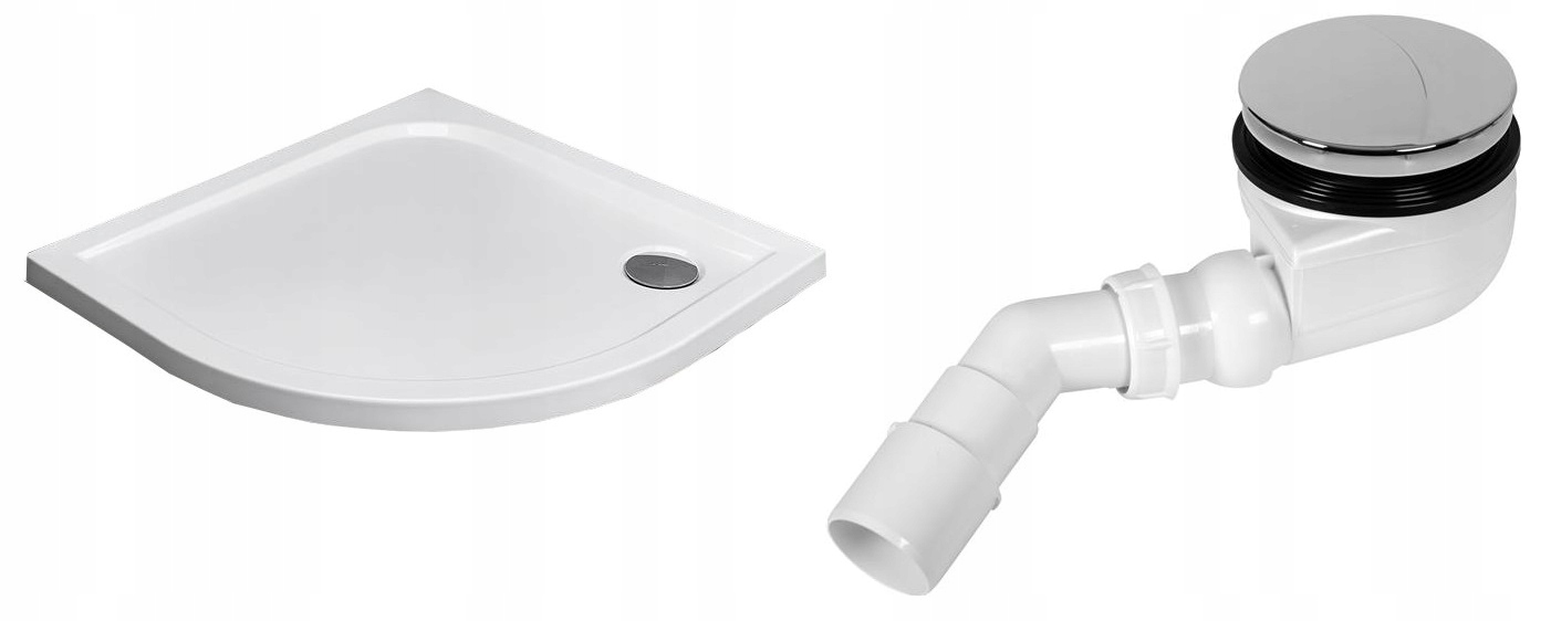 RADAWAY Delos A sprchová vanička 80x80 + sifón TB90P