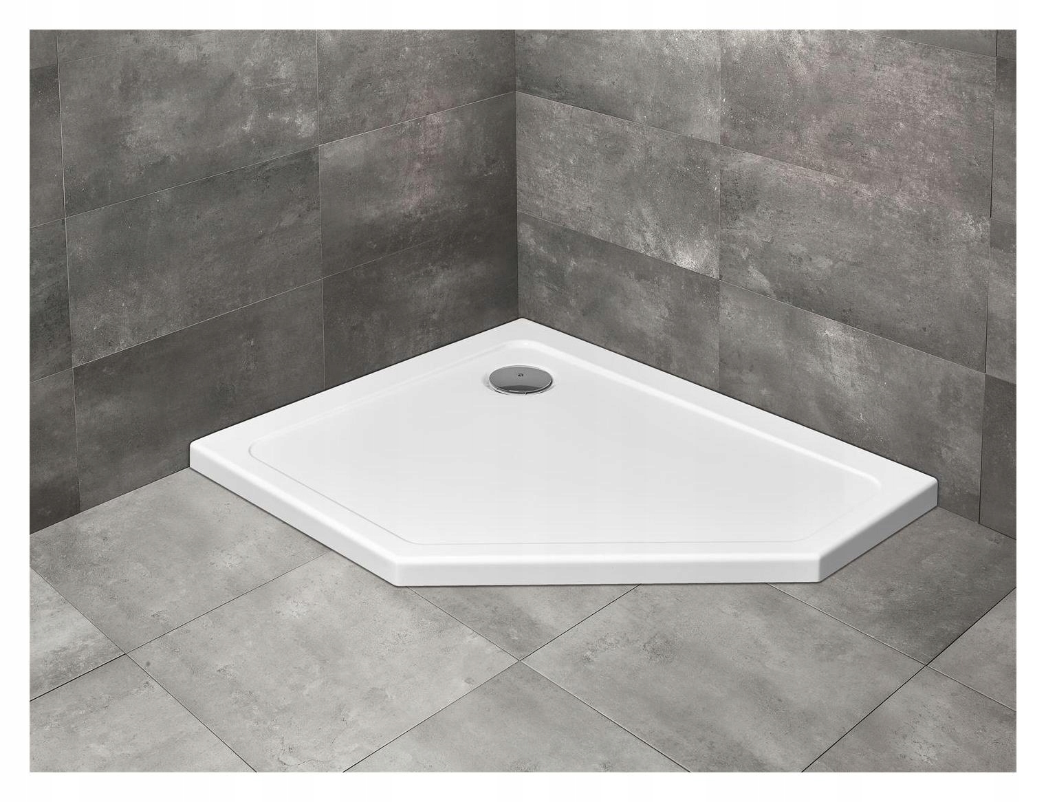 Päťuholníková sprchová vanička 100 x 80 L RADAWAY Doros PT E