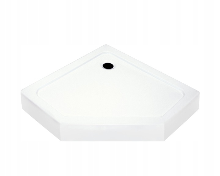 PENTAGONÁLNY AKRYLOVÝ SPRCHOVÝ ZÁSOBNÍK, PENTAGONAL 90X90