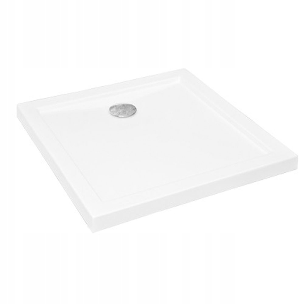 AQUARIUS SLIMLINE hranatá sprchová vanička 90x90
