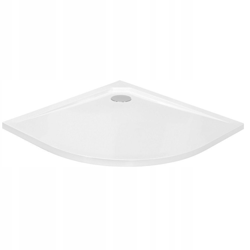 Nízka polkruhová sprchová vanička ASCO ULTRASLIM 80x80x3,5