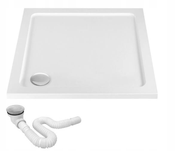 Sprchová vanička REA EGO 90x90 Biela REA-K012K