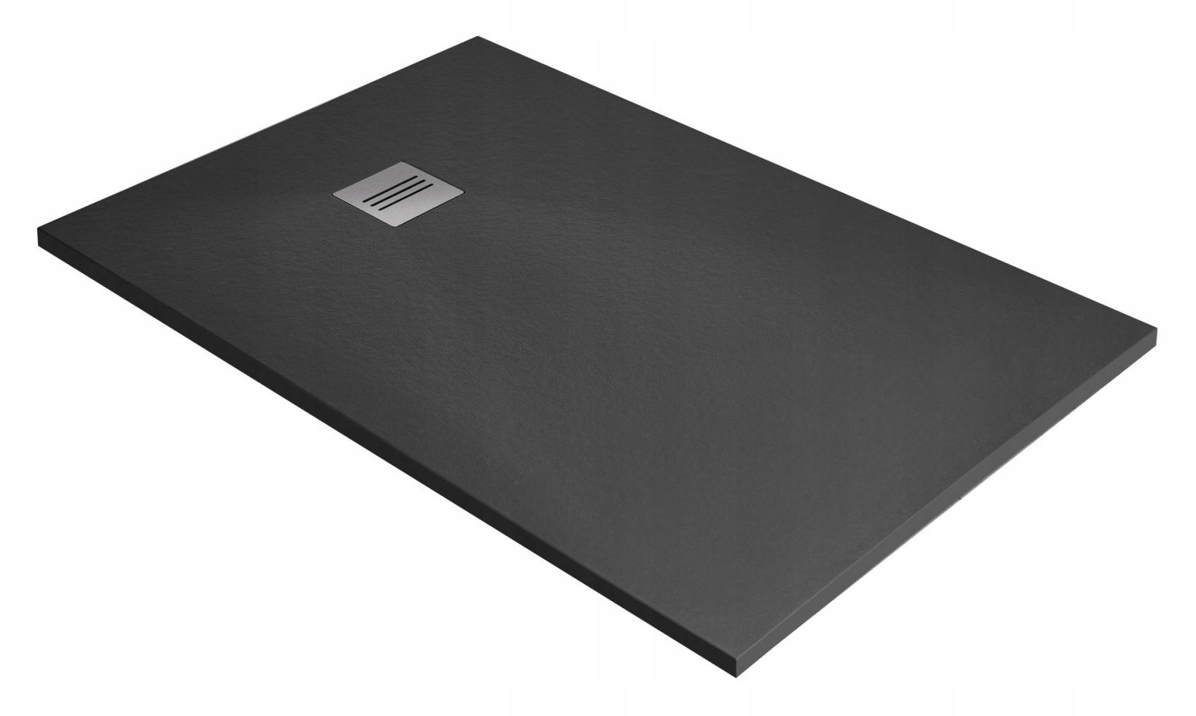 Obdĺžniková sprchová vanička 130x80 antracitová Kyntos F