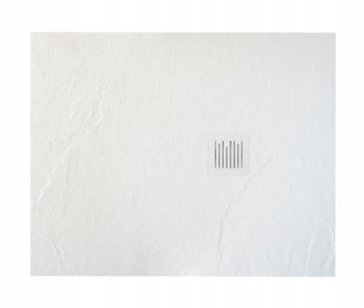 ROCA IGNIS SPRCHOVÝ ZÁSOBNÍK STONEX KOMPOZIT 100 x 80 cm BIELY