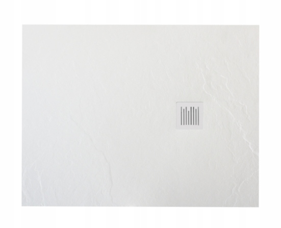 ROCA IGNIS SPRCHOVÝ ZÁSOBNÍK STONEX KOMPOZIT 120 x 80 cm BIELY