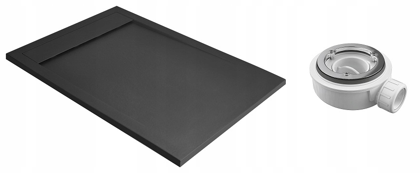 Sprchová vanička Teos F 120x90 antracit + sifón RADAWAY
