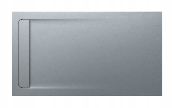 ROCA AQUOS STONEX SPRCHOVÝ ZÁSOBNÍK 160x90 cm ŠEDÝ CEMENT
