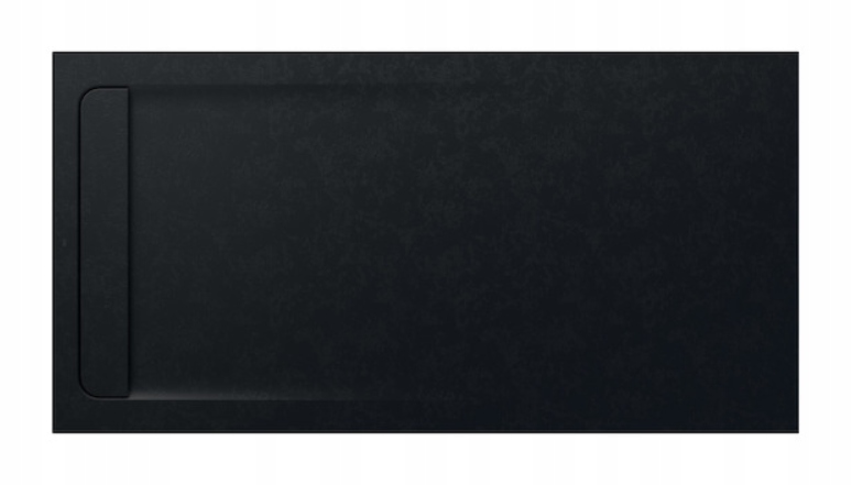 ROCA AQUOS SPRCHOVÝ ZÁSOBNÍK STONEX 180x90 cm ČIERNY