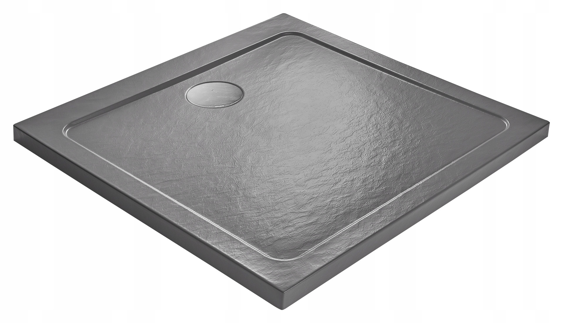 Sprchová vanička Doros C Stone antracit 90x90 RADAWAY