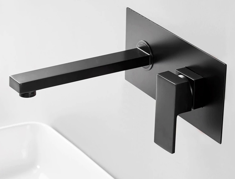 Vaňová batéria - TAP BLACK Basin BATTERY BLACK MAT BLACK v9