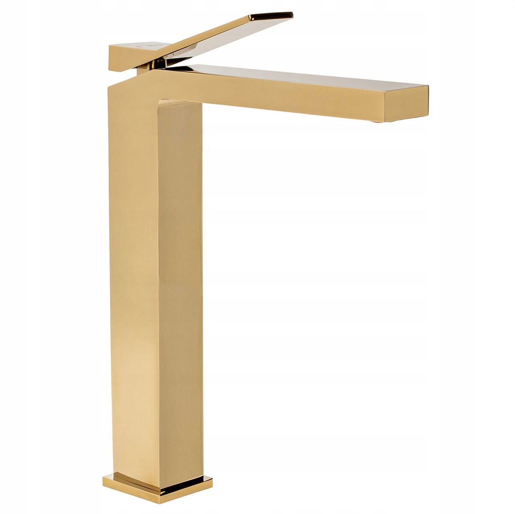 Vaňová batéria - Umývadlový faucet vysoký 25 cm, zlatý