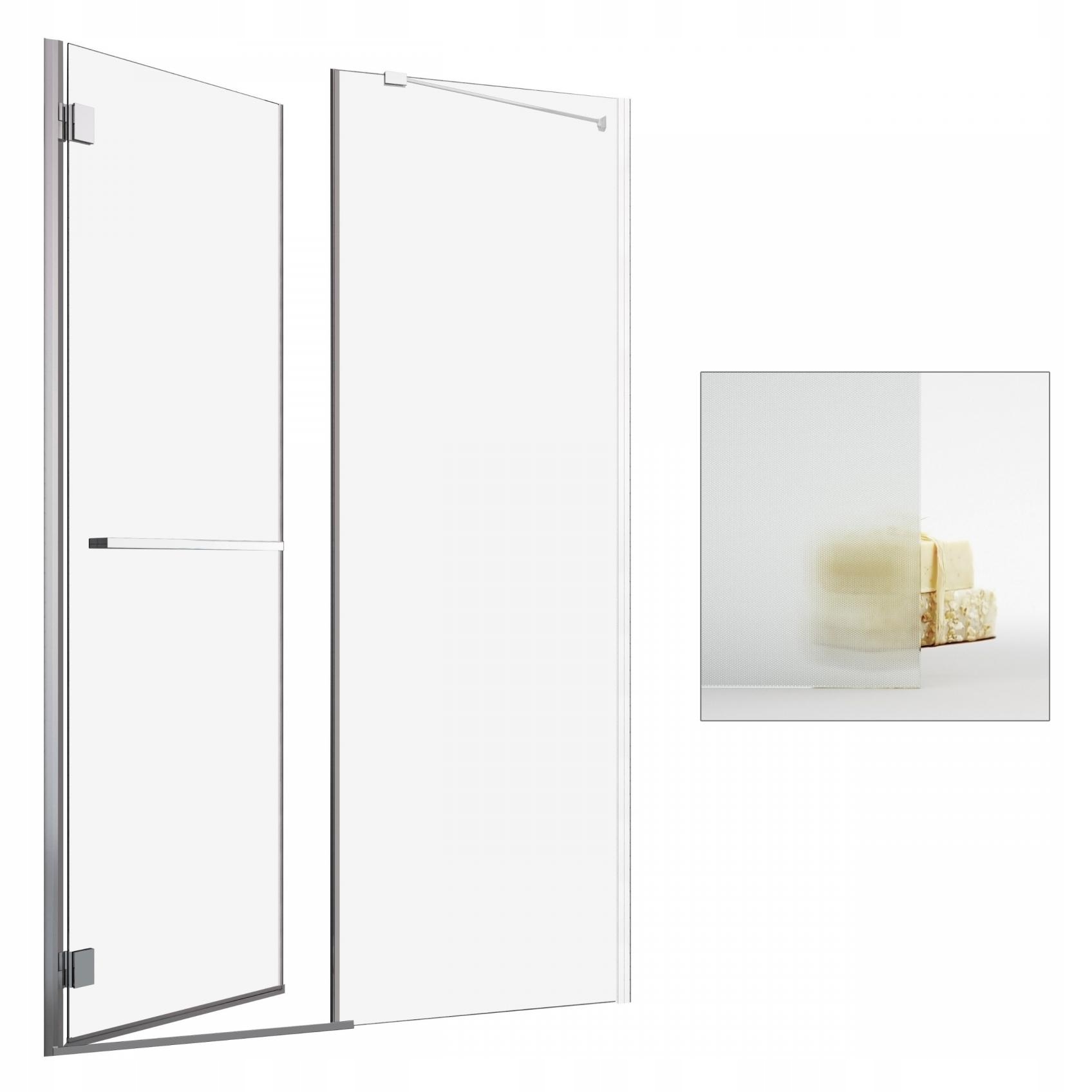 Sprchové dvere - RADAWAY Carena DWJ 100 L sprchové dvere pixarena