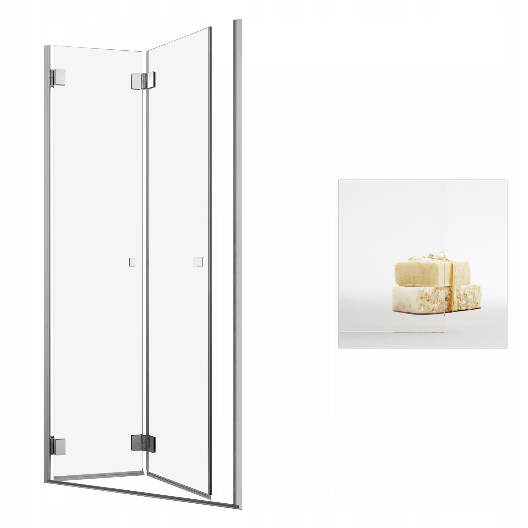 Sprchové dvere - RADAWAY Carena DWB 80 L UltraClear sprchové dvere