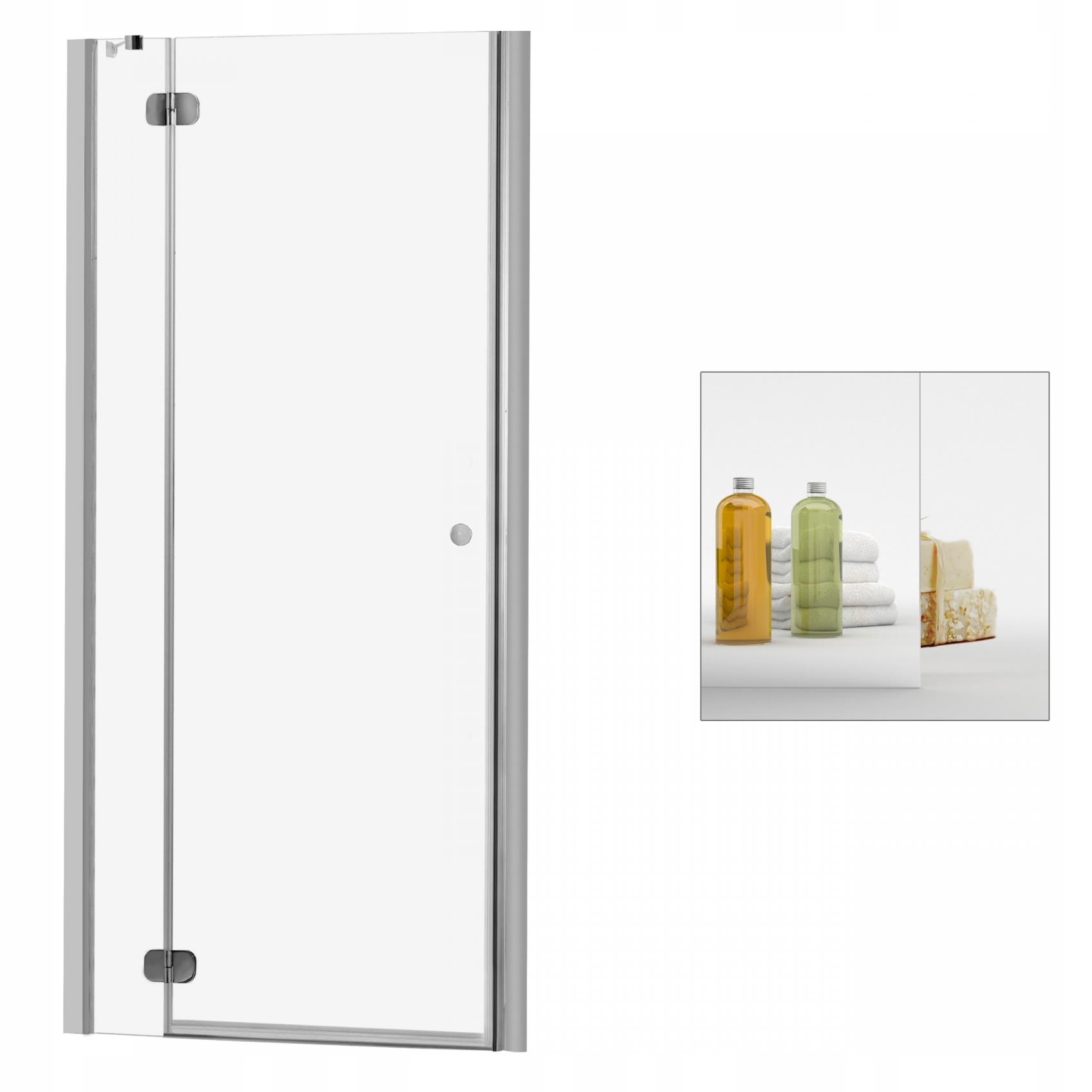 Sprchové dvere - RADAWAY Torrenta DWJ 100 L sprchové spätné zrkadlo