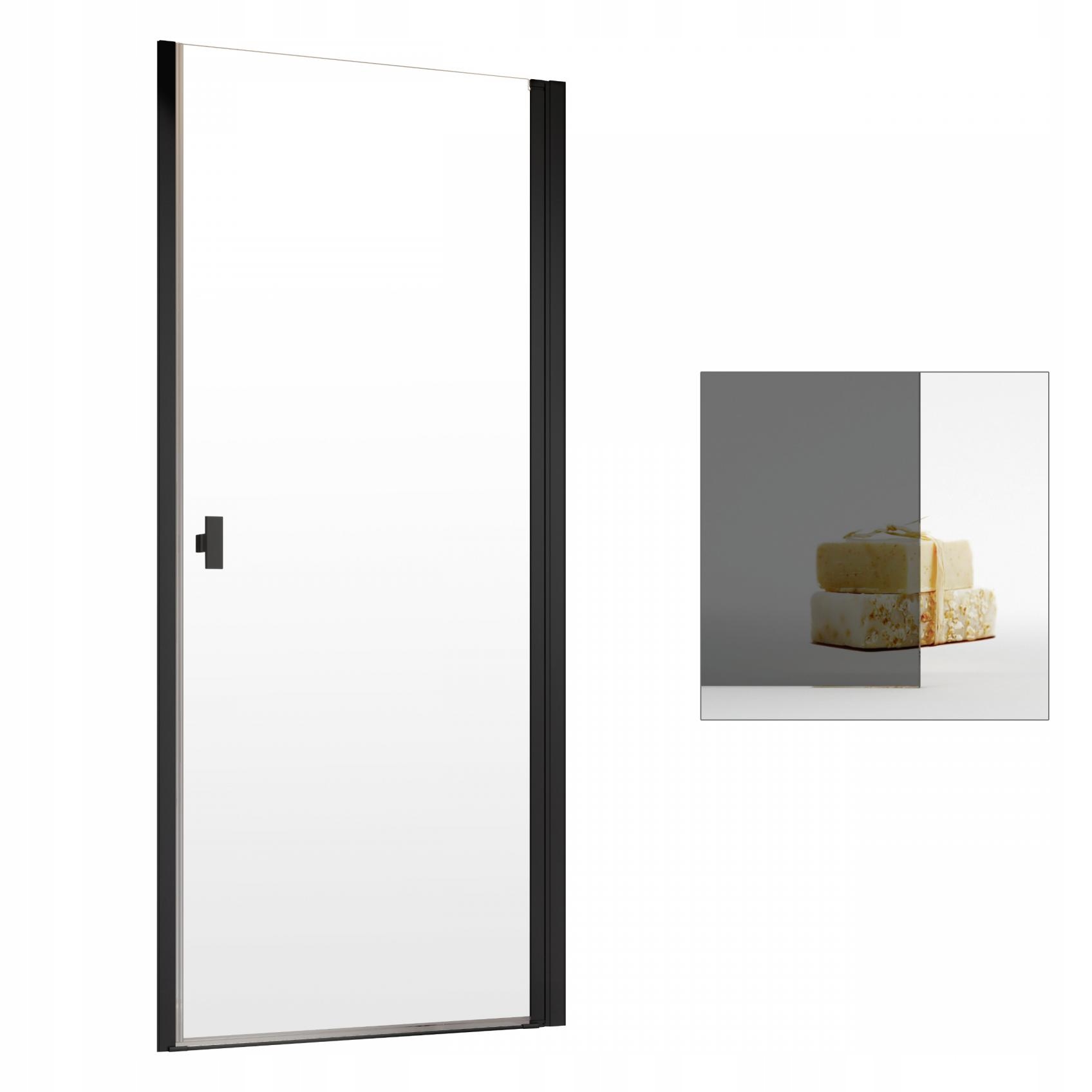 Sprchové dvere - Sprchové dvere RADAWAY Nes Black DWJ 70 P grafit