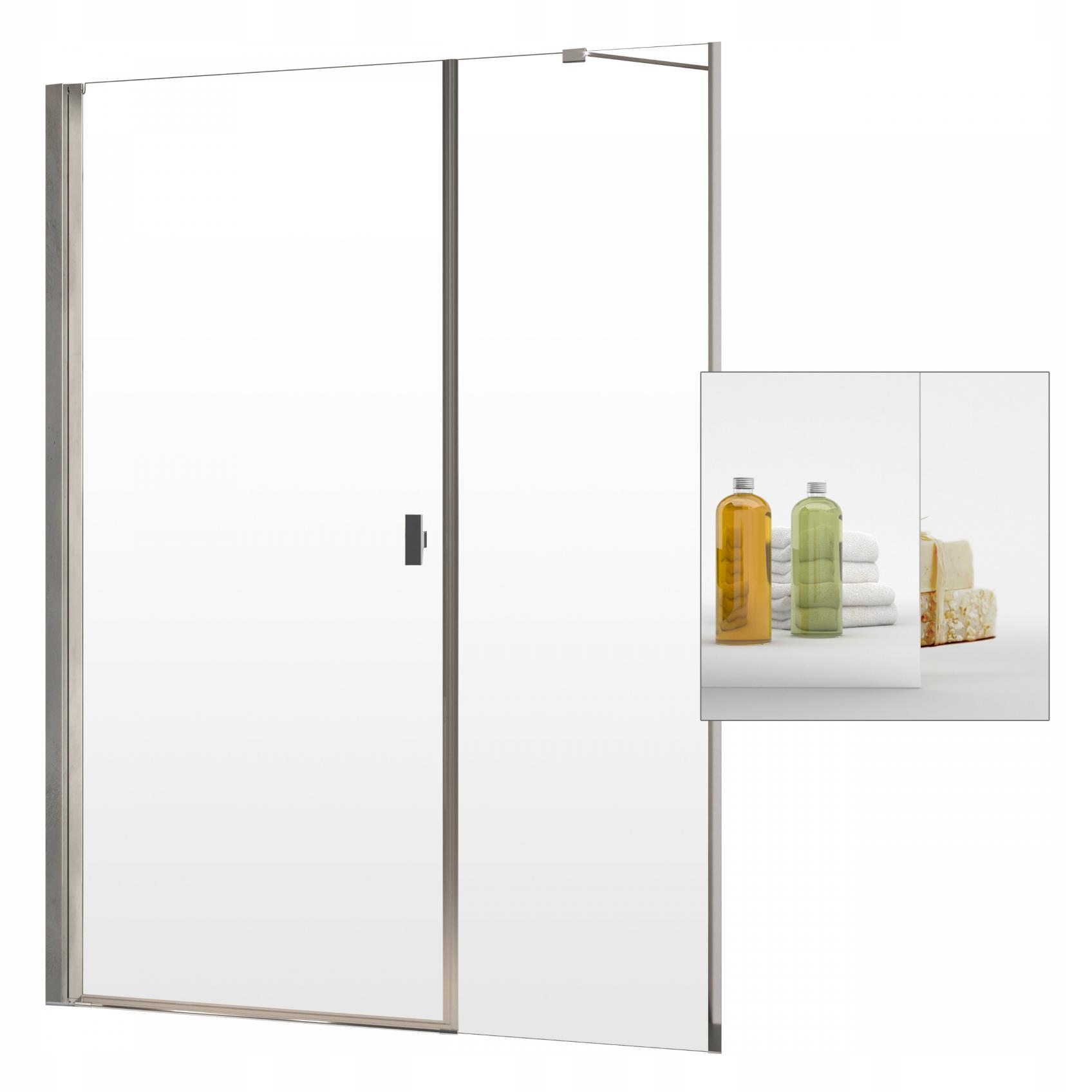 Sprchové dvere - Zrkadlové sprchové dvere RADAWAY Nes DWS 130 L