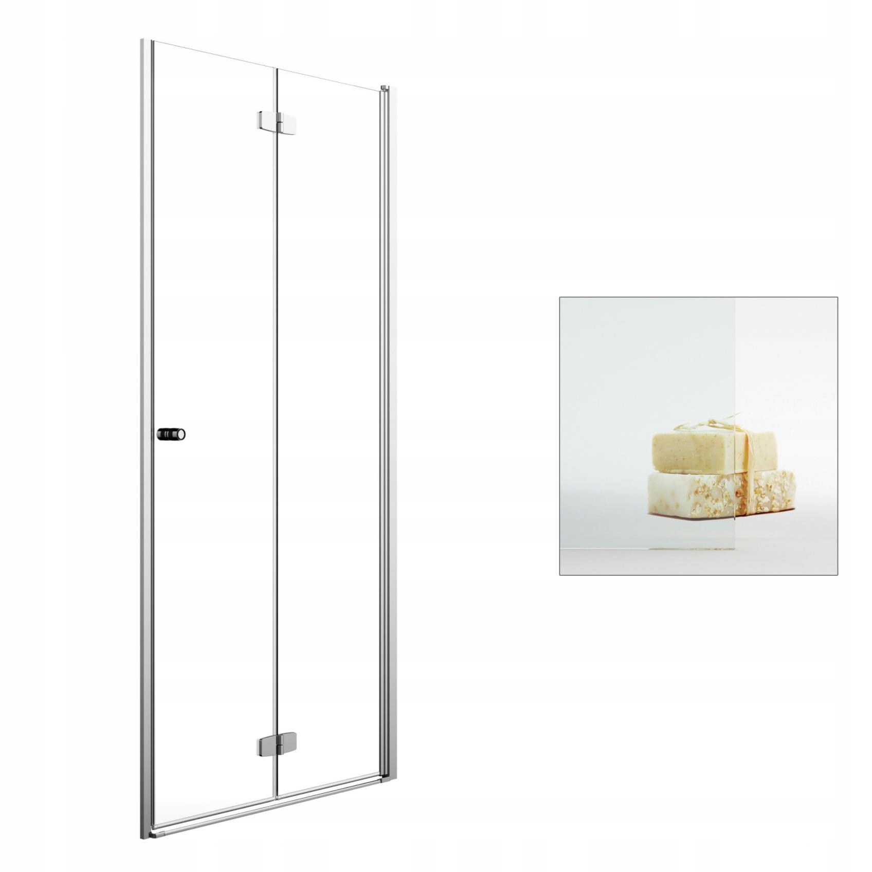 Sprchové dvere - RADAWAY Fuenta Nové sprchové dvere DWB 80 P čisté