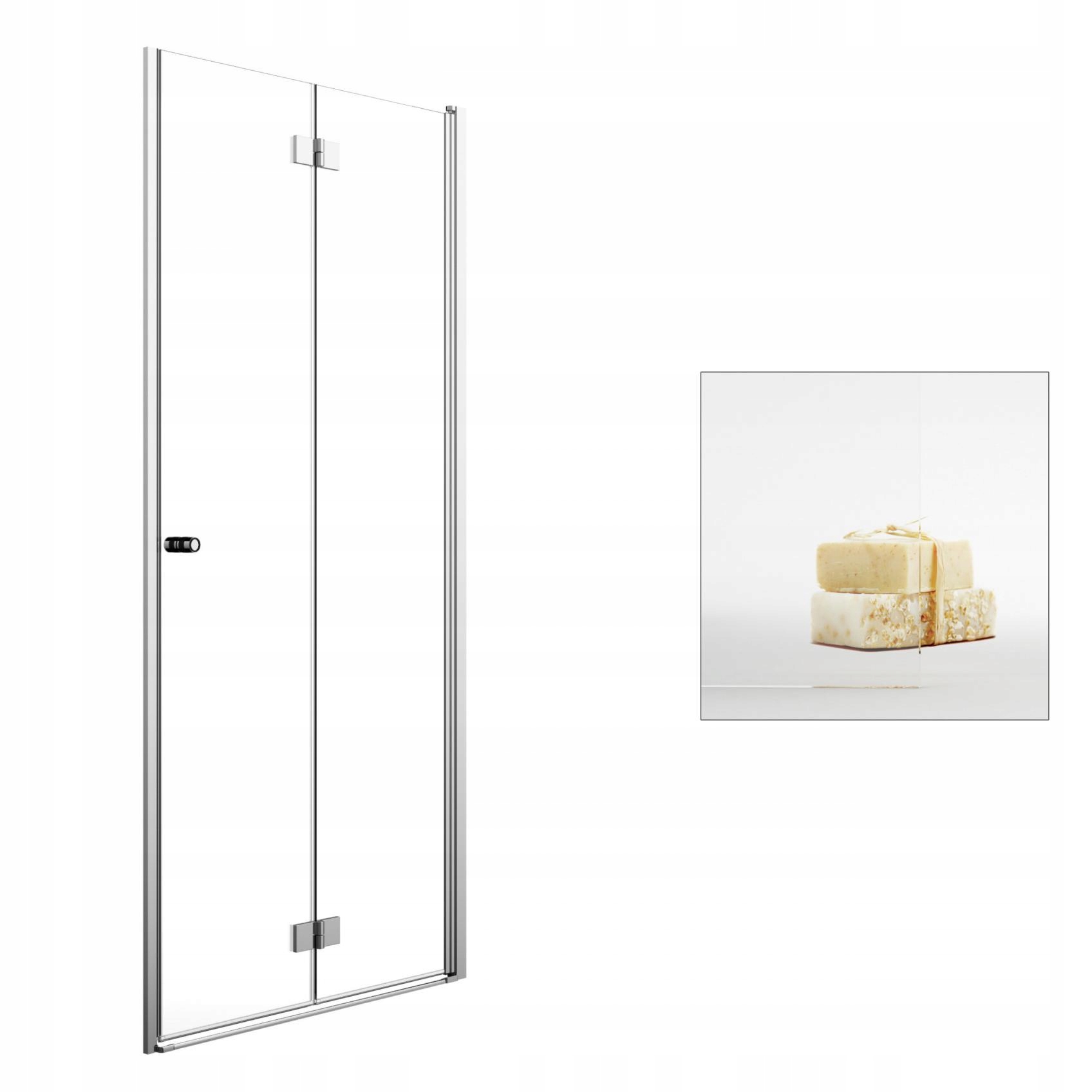 Sprchové dvere - RADAWAY Essenza Nové dvere DWB 100 P UltraClear