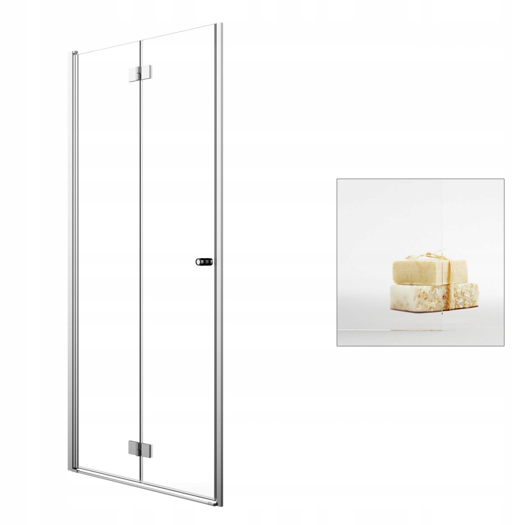 Sprchové dvere - RADAWAY Essenza Nové dvere DWB 100 L UltraClear