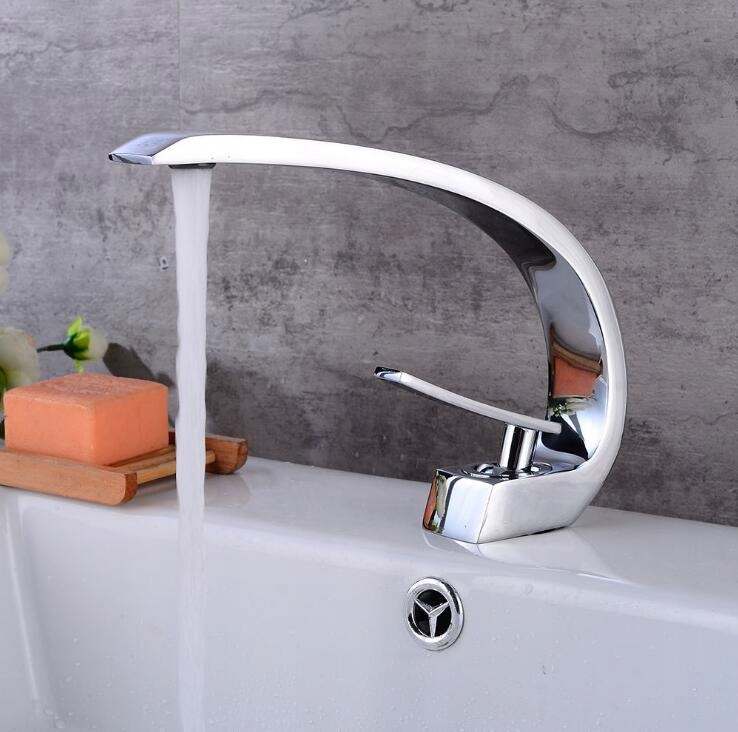 Vaňová batéria - [Chrome] Drezové mixéry moderný faucet