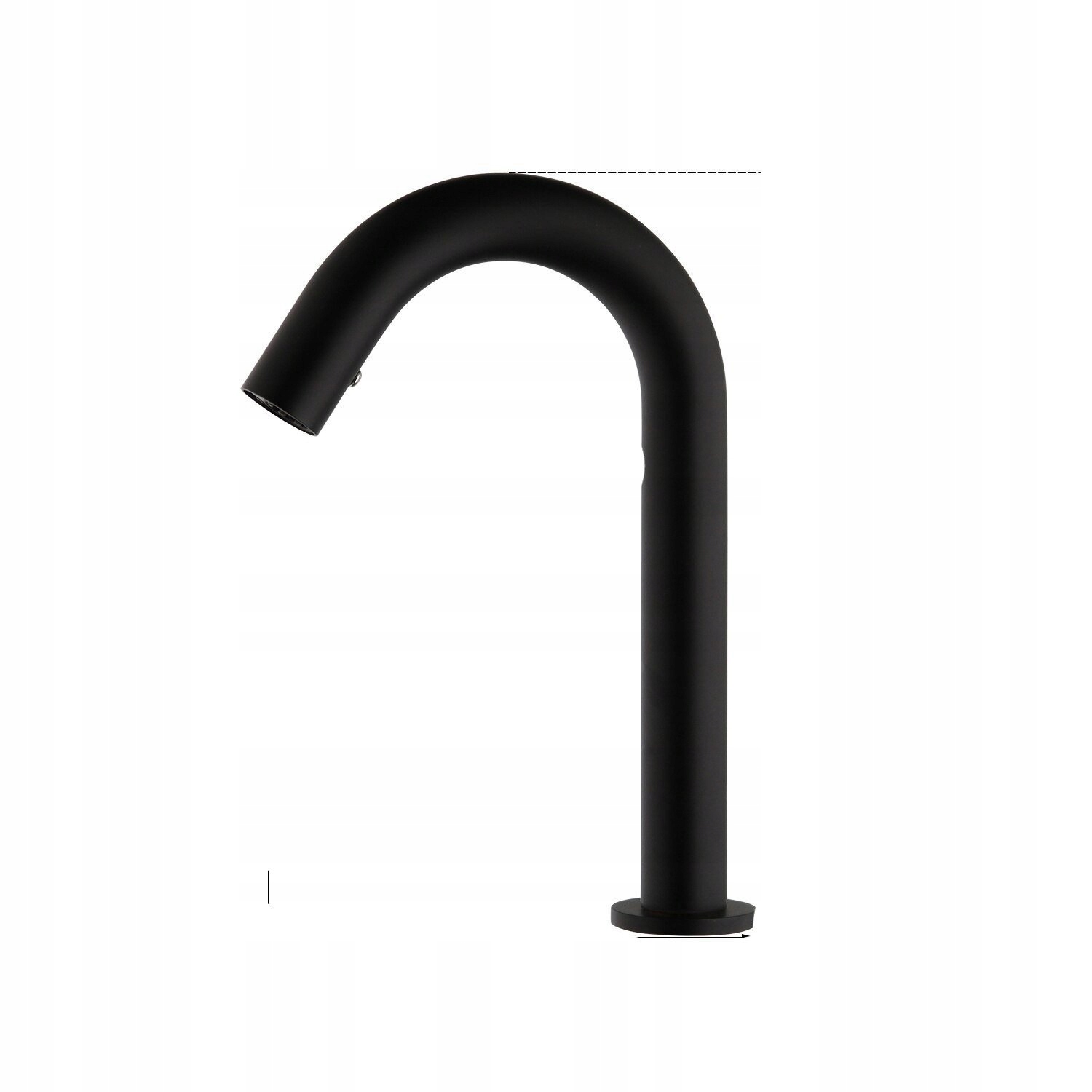Vaňová batéria - [Black 24,5 C] Matný čierny dotykový faucet,