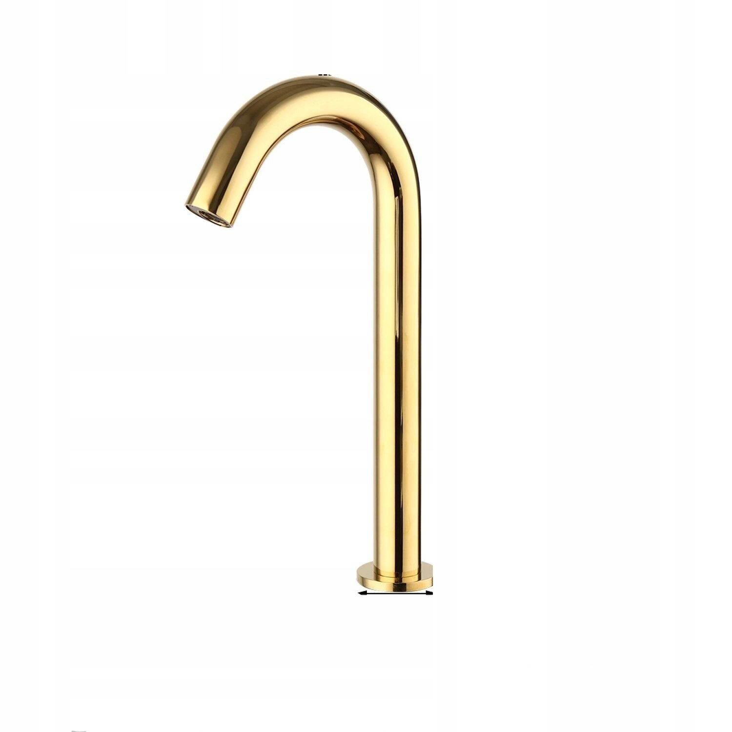 Vaňová batéria - [Gold 33 C] Čierny matný dotykový faucet,