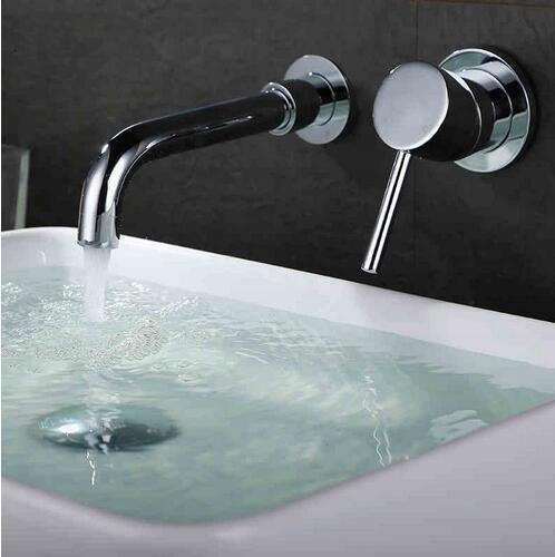 Vaňová batéria - [210 mm chróm] Matný čierny mosadzný faucet,