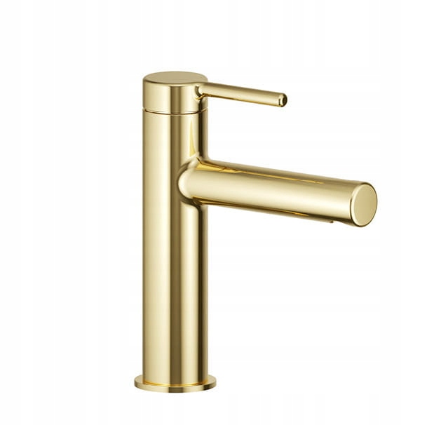 Vaňová batéria - 17,2 cm umývadlový kohútik GOLD GLOSS, PI