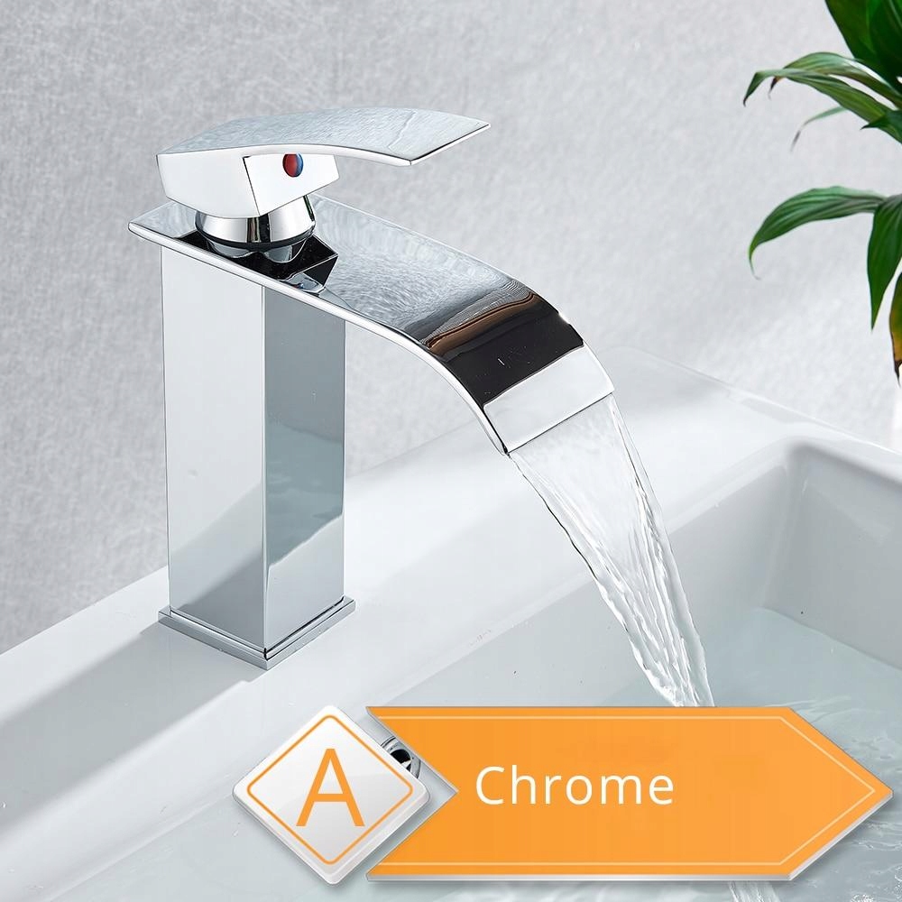 Vaňová batéria - [Chrome Mmw] Umývadlový kohútik s teplou a