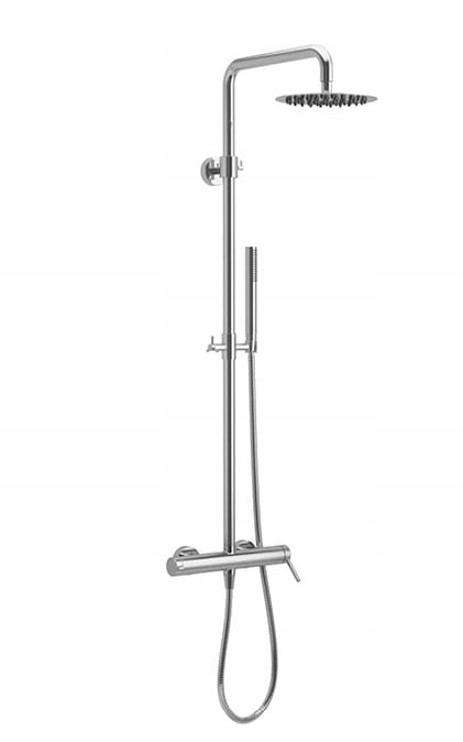 Vaňová batéria - RAIN SPRCHA 20CM + 91-153 CM SADA CHROM, PI
