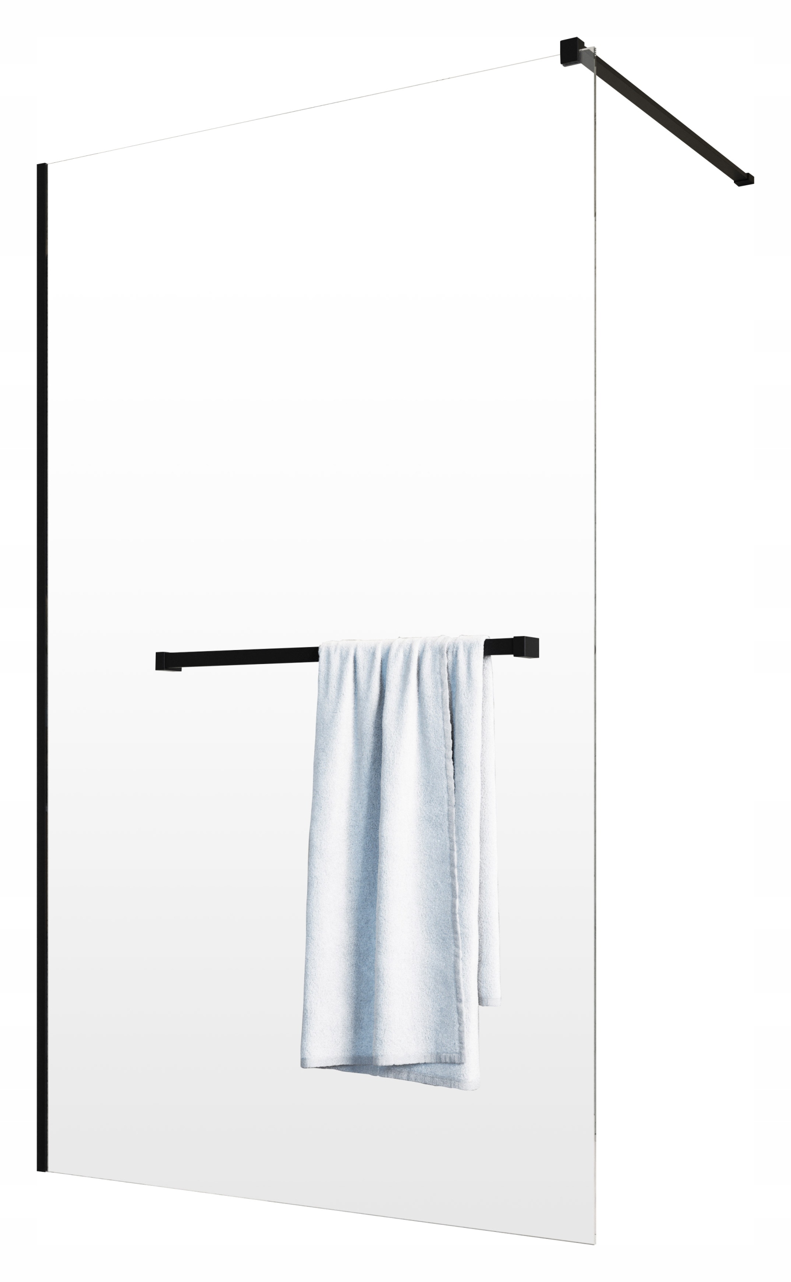 Sprchové dvere - Radaway MODO NEW čierna II 120cm s vešiakom