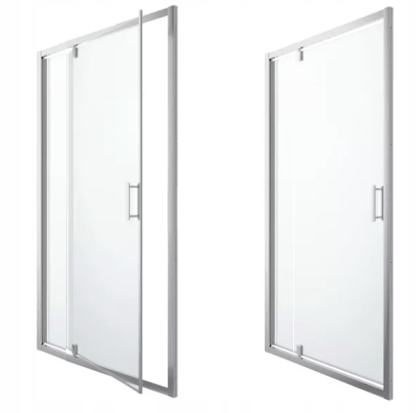 Sprchové dvere - Sprchové dvere 120 cm výklenkové sklopné sklo 8mm