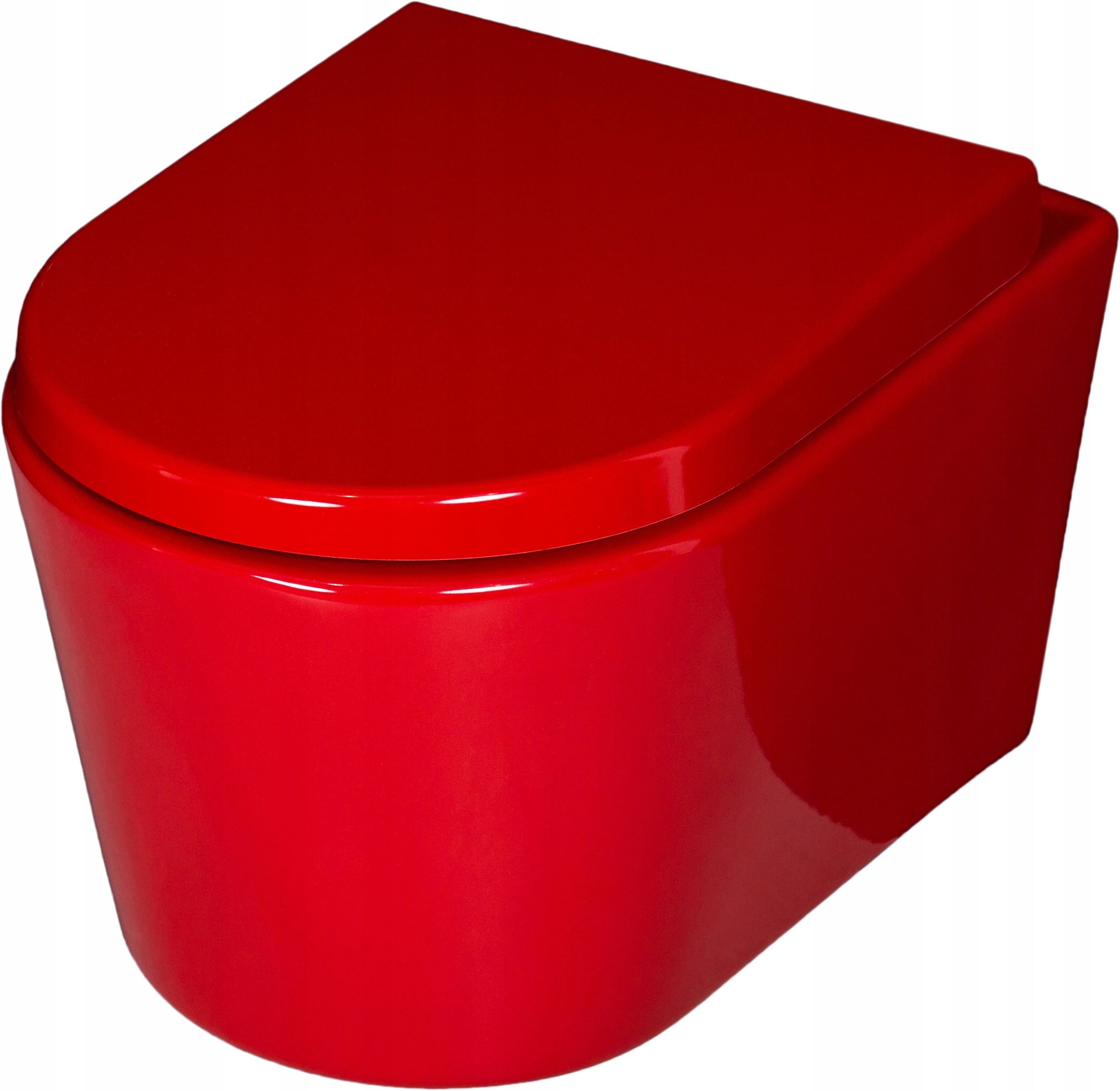 WC MISA - ELEGANCE červená toaletná misa + sedadlo soft-close